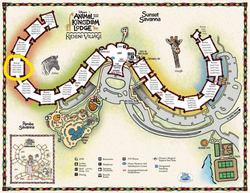 A Look at a Kidani Village Studio at Disney's Animal Kingdom Resort