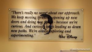 Walt Disney Quote at University