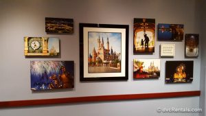 Park Pictures on wall at Disney University