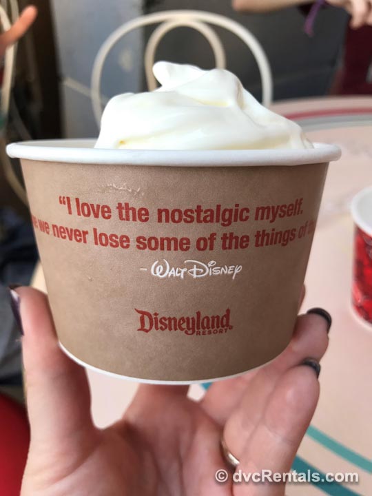 Ice Cream at Disneyland