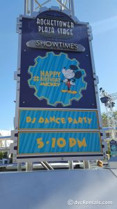 Mickey Birthday Dance Party in Tomorrowland