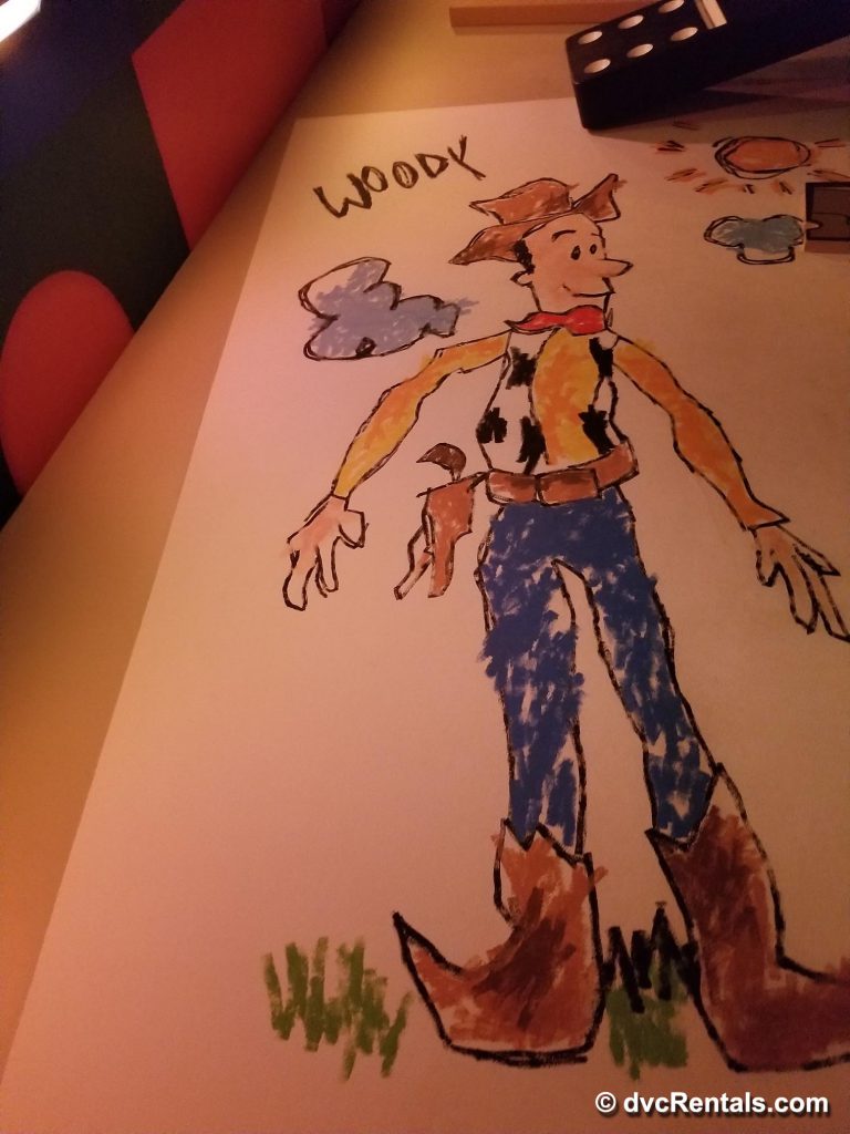 Drawing of Woody