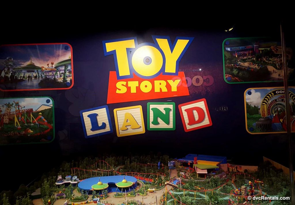Toy Story Land display