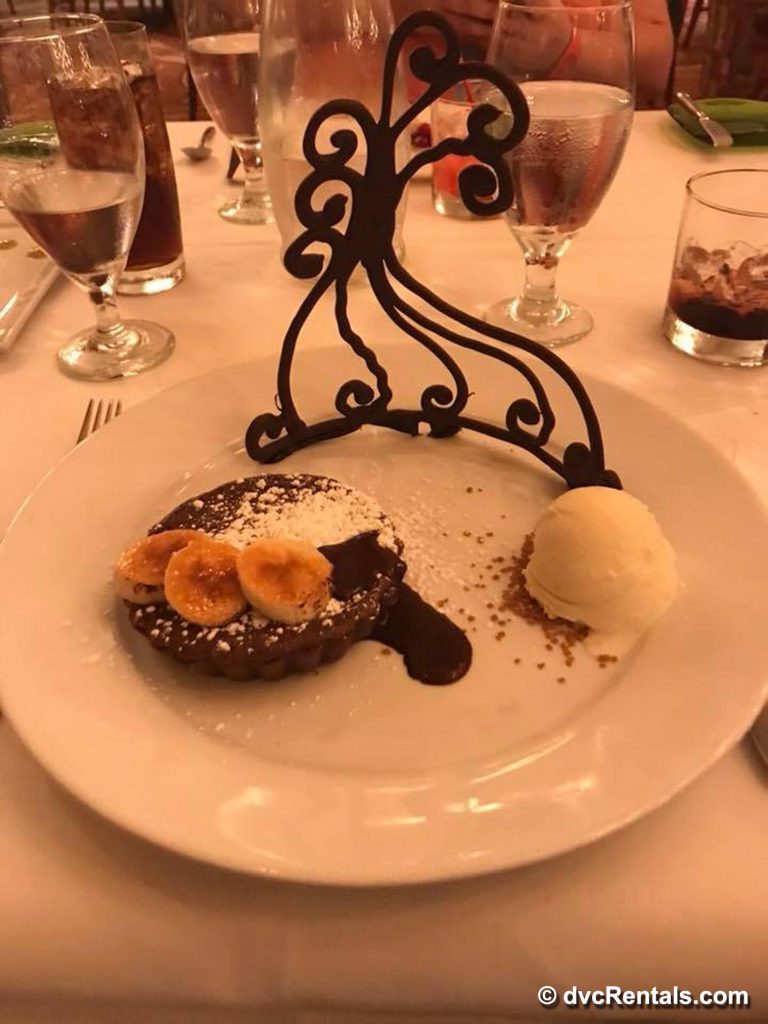 Dessert from Citricos at the Grand Floridian.