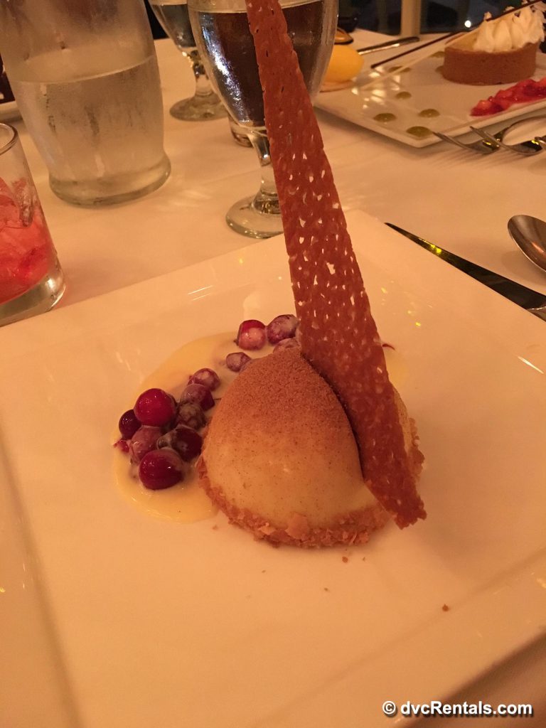 Dessert from Citricos at the Grand Floridian.