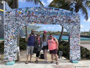 Kevin, Stacy, Chelsey & Lindsay at Nassau, Bahamas
