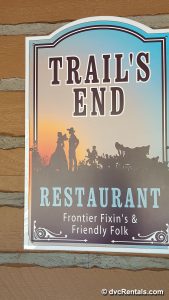 Trail’s End Sign