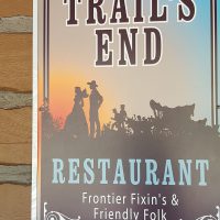 Trail’s End Sign