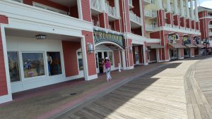 Shopping area at Disney’s Boardwalk Villas