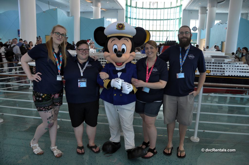 DVCR Team Members with Captain Mickey