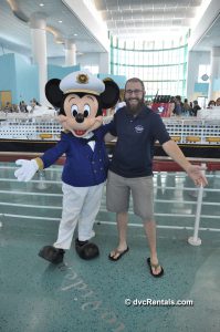 Team Member Kevin with Captain Mickey