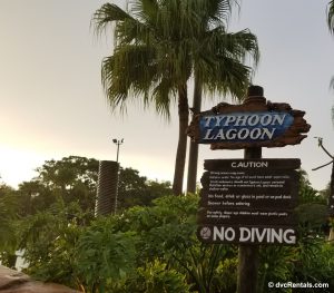 Typhoon Lagoon sign