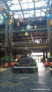 Lobby at Disney’s Polynesian Villas & Bungalow