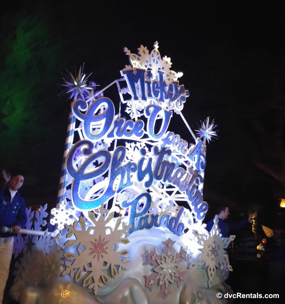 Once Upon a Christmas Float from the Mickey’s Very Merry Christmas Party Parade