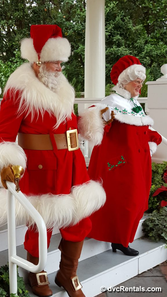 Mr. and Mrs. Claus at Epcot