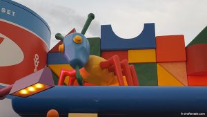 Oversized toys found throughout Toy Story Land