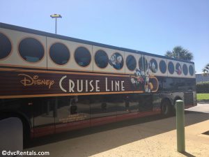 Disney Cruise Line bus photo