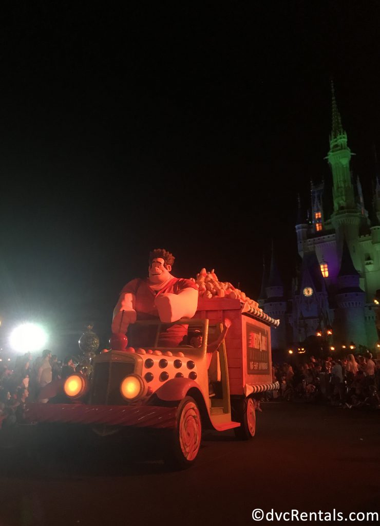 Wreck-it Ralph in the Boo-to-You parade
