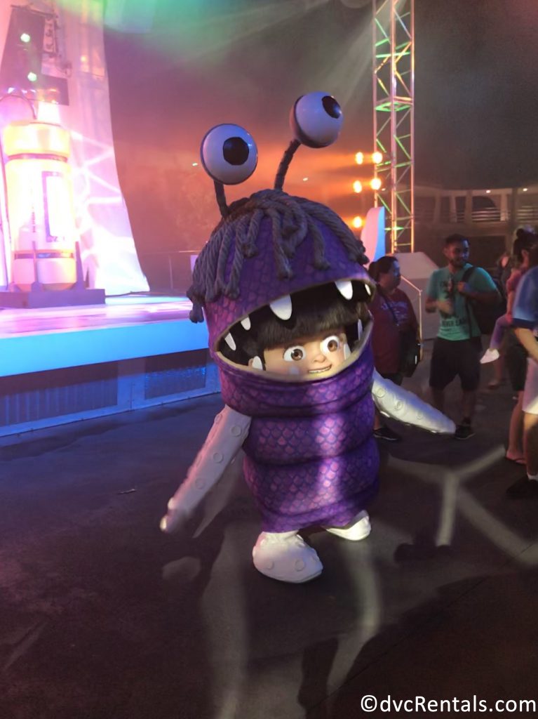Boo at the Monsters Inc Dance Party