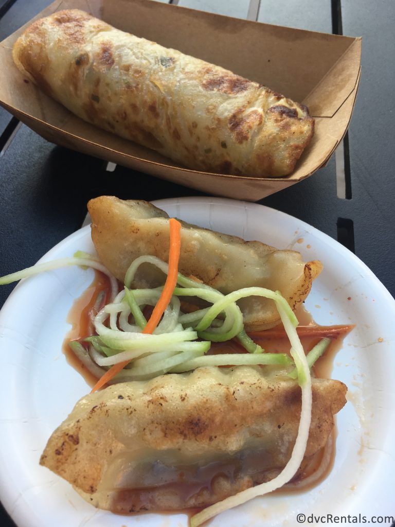 food items from the Epcot International Food & Wine Festival