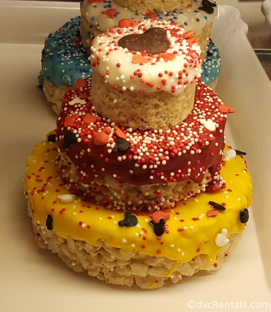 Mickey Mouse Birthday Cake rice Krispy treat