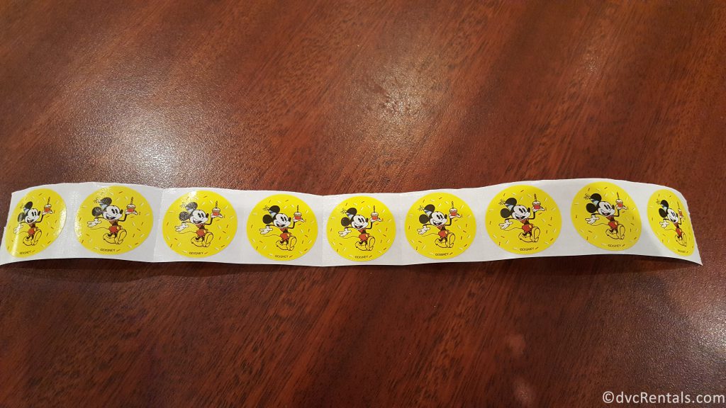 Mickey Mouse Birthday stickers