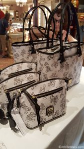 Mickey Mouse themed Dooney and Burke purses