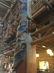 Totem pole at Disney’s Wilderness Lodge