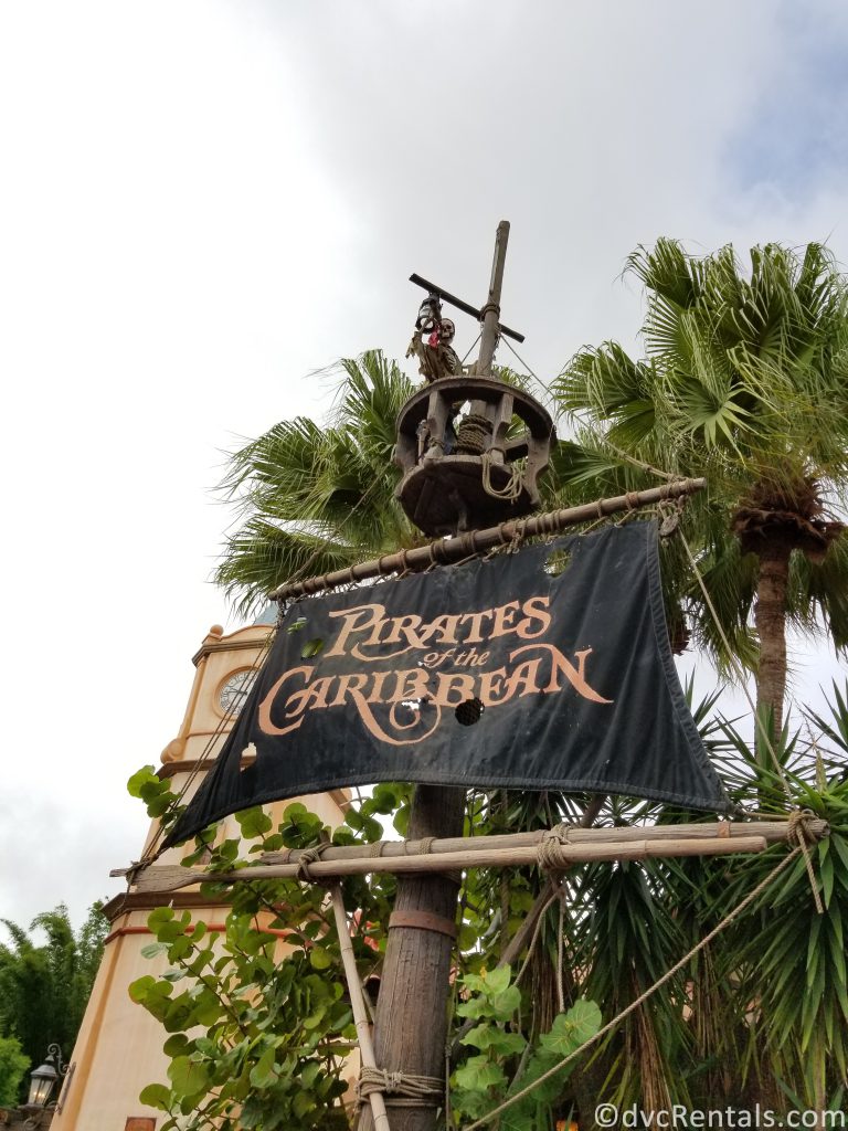 sign for the Pirates of the Caribbean