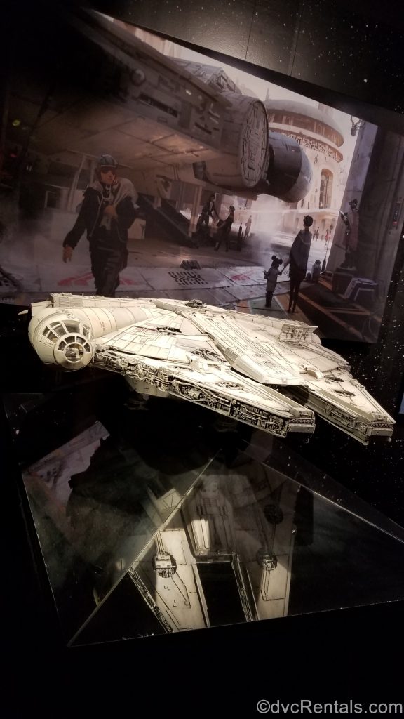 model of the Millennium Falcon