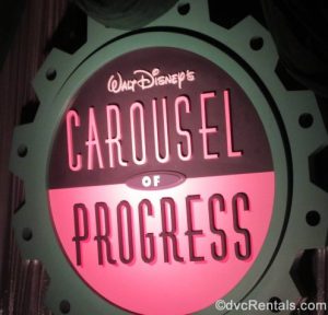 Carousel of Progress sign