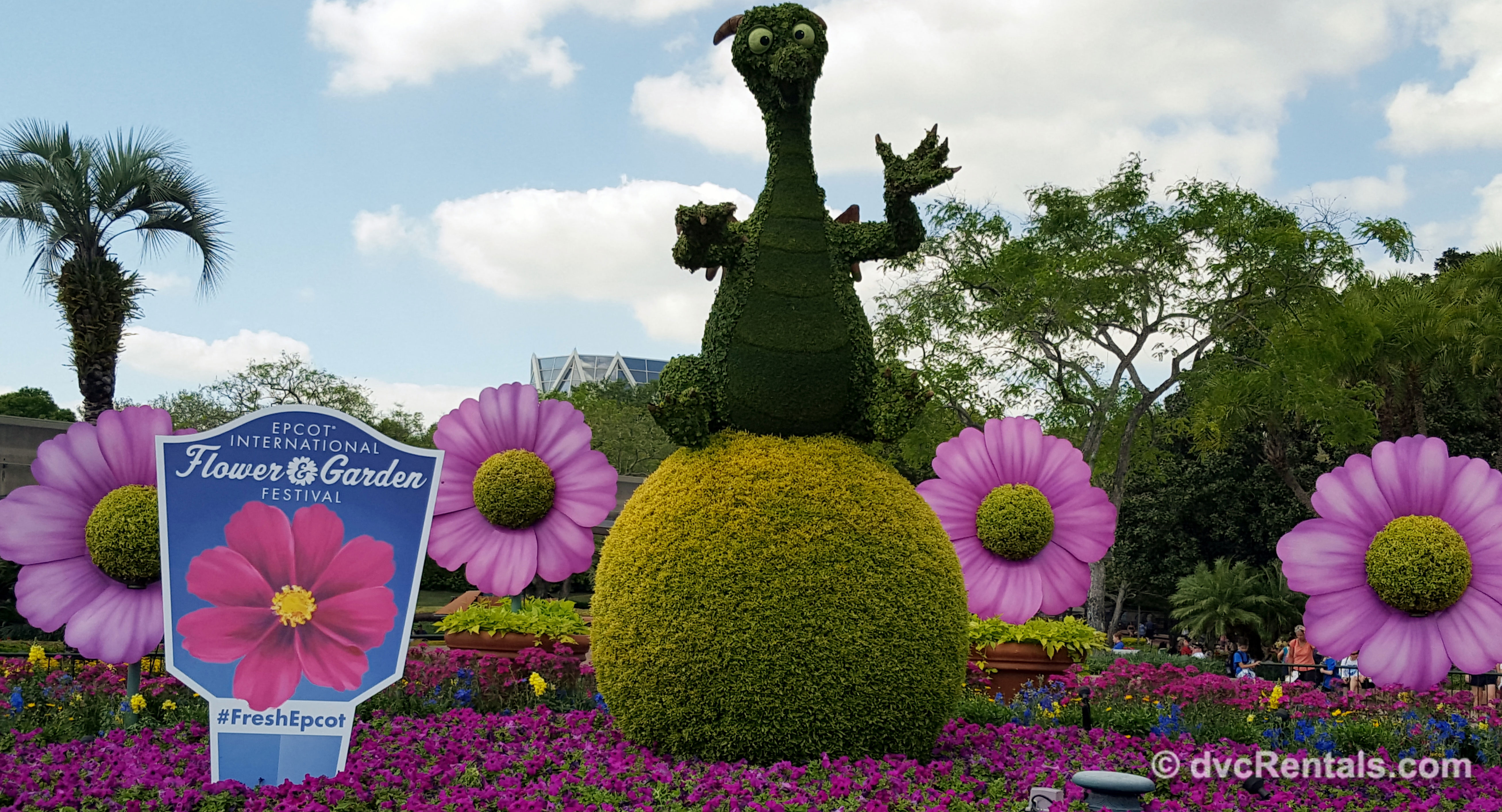 Walt Disney World Epcot 2019 Flower & Garden Festival MAP and PASSPORT 