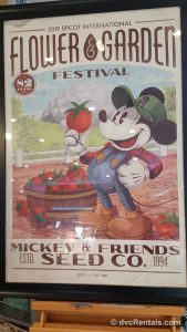 Epcot’s Flower and Garden Festival 2019 sign