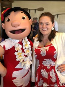 Guest Blogger’s sister with Lilo at ‘Ohana