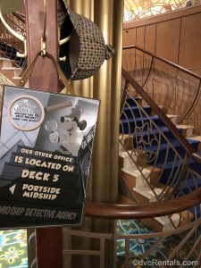 MidShip Detective Agency game on the Disney Dream