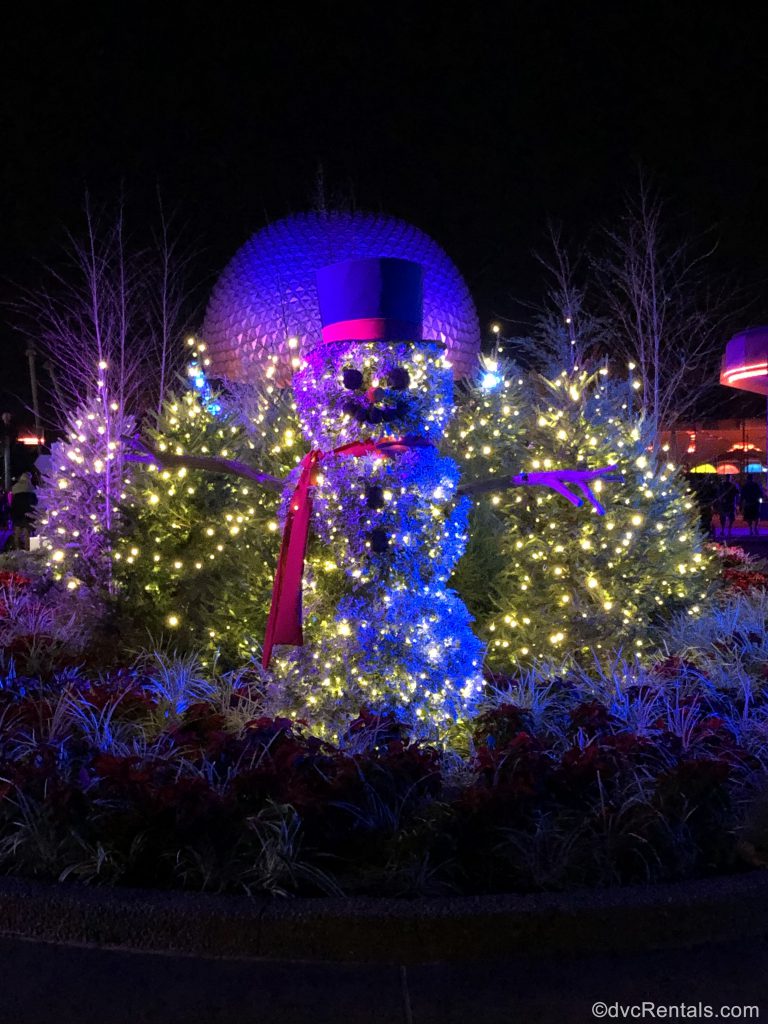 Christmas Decorations at Epcot