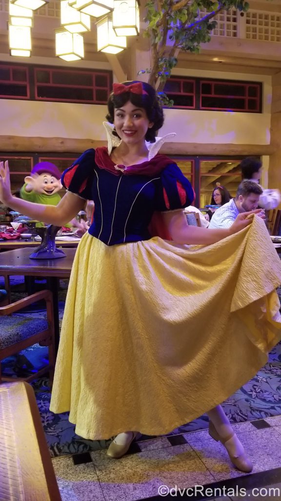Snow White at Artist Point Restaurant