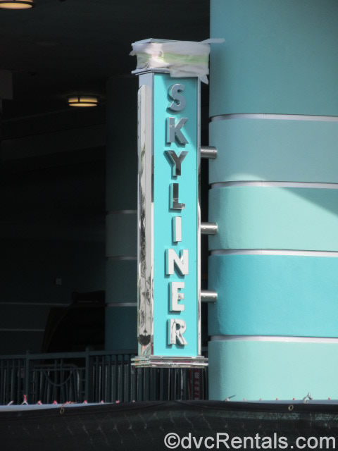Hollywood Studios Skyliner Sign