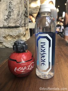 Coke and water bottles sold exclusively in Star Wars Land
