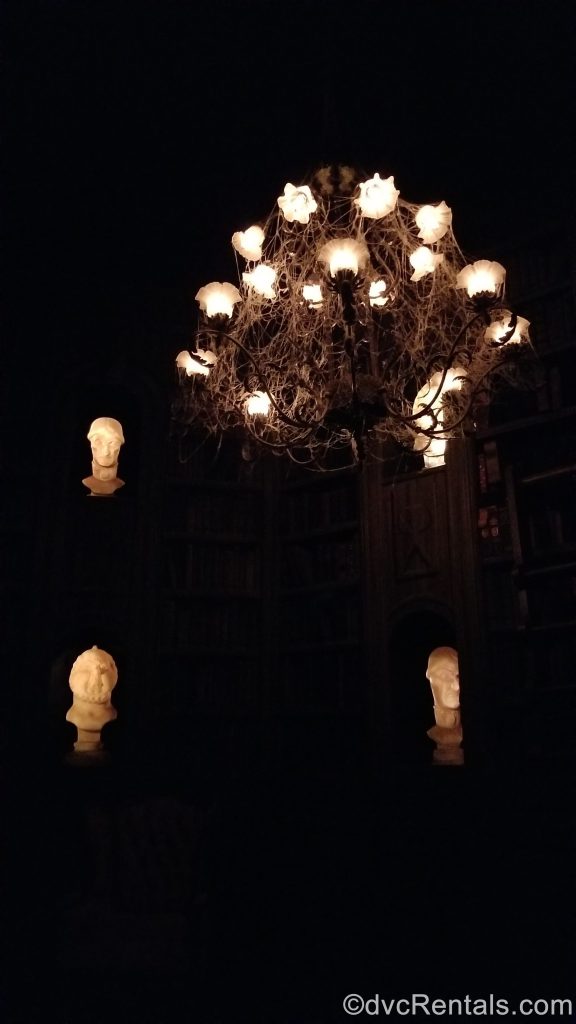 Ghost Library in the Haunted Mansion