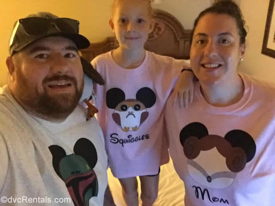 Guest Blogger Meg with her family at Disney’s Saratoga Springs Resort & Spa