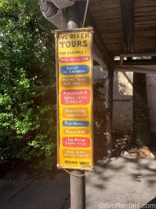 List of possible tours at Disney’s Animal Kingdom