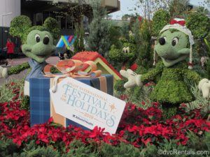 Topiary for the Epcot International Festival of the Holidays