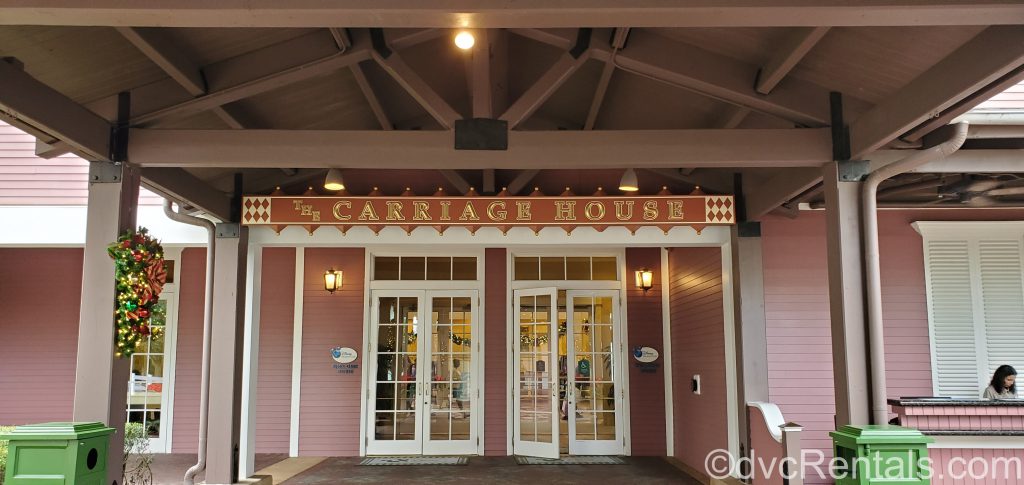 Entrance to the Carriage House at Disney’s Saratoga Springs Resort & Spa