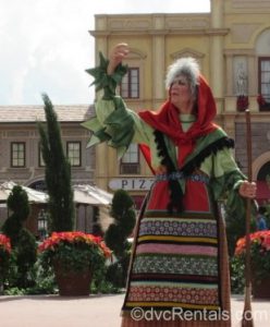 Performers at the Epcot International Festival of the Holidays