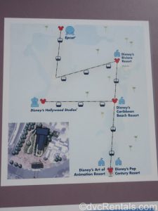 Map of Skyliner routes