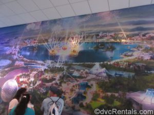 Rendering of the completed construction projects at Epcot