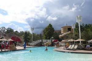 Grandstand pool at Disney’s Saratoga Springs Resort & Spa