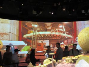Overview image of the Ratatouille ride at Epcot