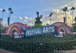 Festival of the Art’s signage in Epcot